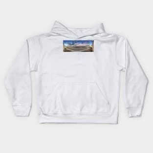 panoramic landscape Kids Hoodie